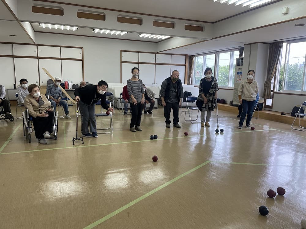 鈴鹿市身体障がい者福祉協会　ボッチャ体験教室　5/13（土）-3