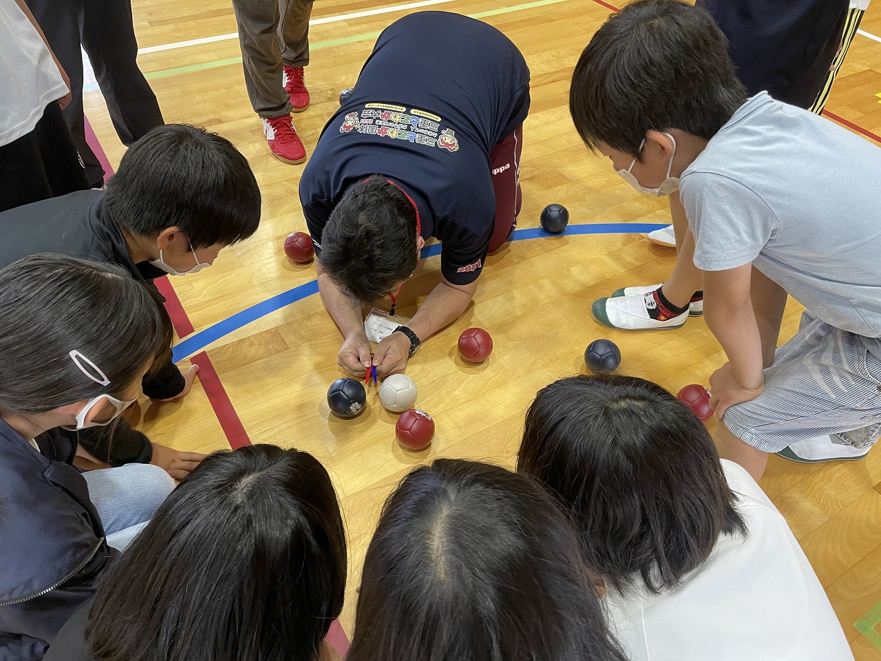 鈴鹿市立一ノ宮小学校  5年生　福祉体験教室（ボッチャ体験）　6/5（月）