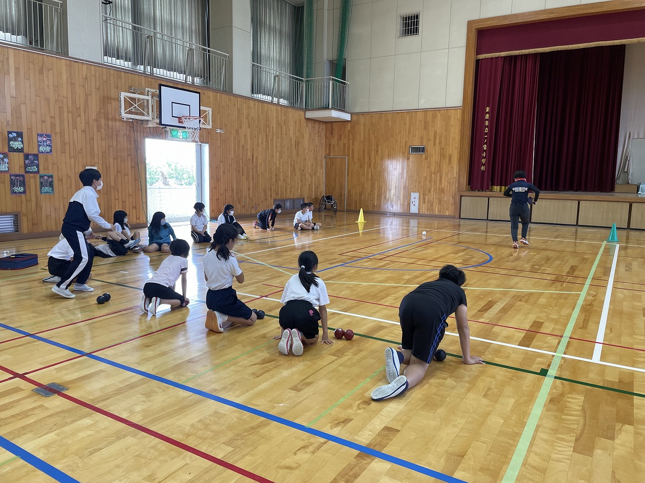 鈴鹿市立一ノ宮小学校 5年生　福祉体験学習（ボッチャ体験等）　6/5（月）-2