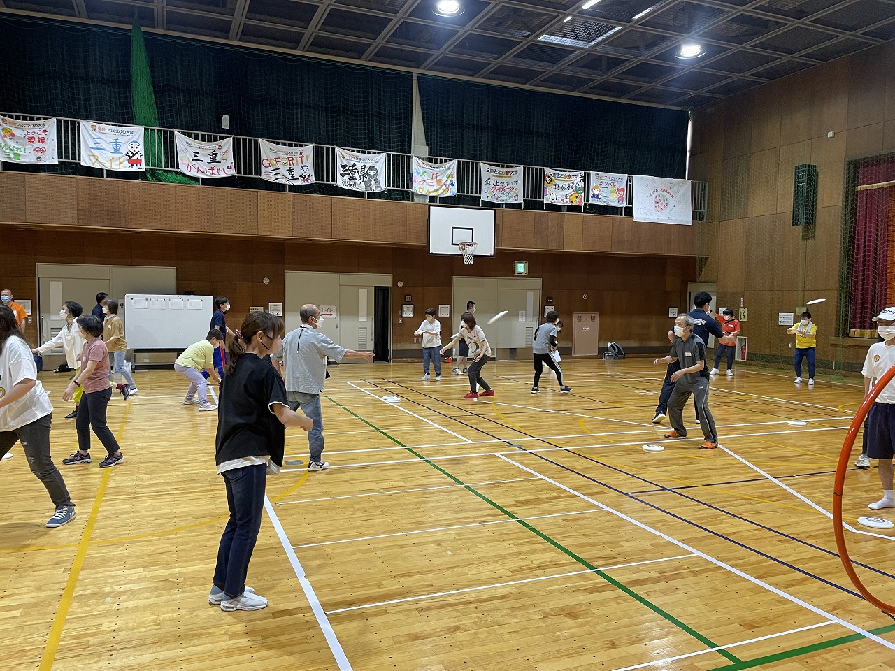 一般社団法人三重県聴覚障害者協会　スポーツ交流会（フライングディスク、スラローム）　6/18（日）-2