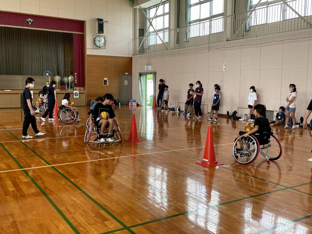 中原文化センター　地域交流支援事業「なかよし会」（車いすバスケットボール体験）　8/3（木）-3