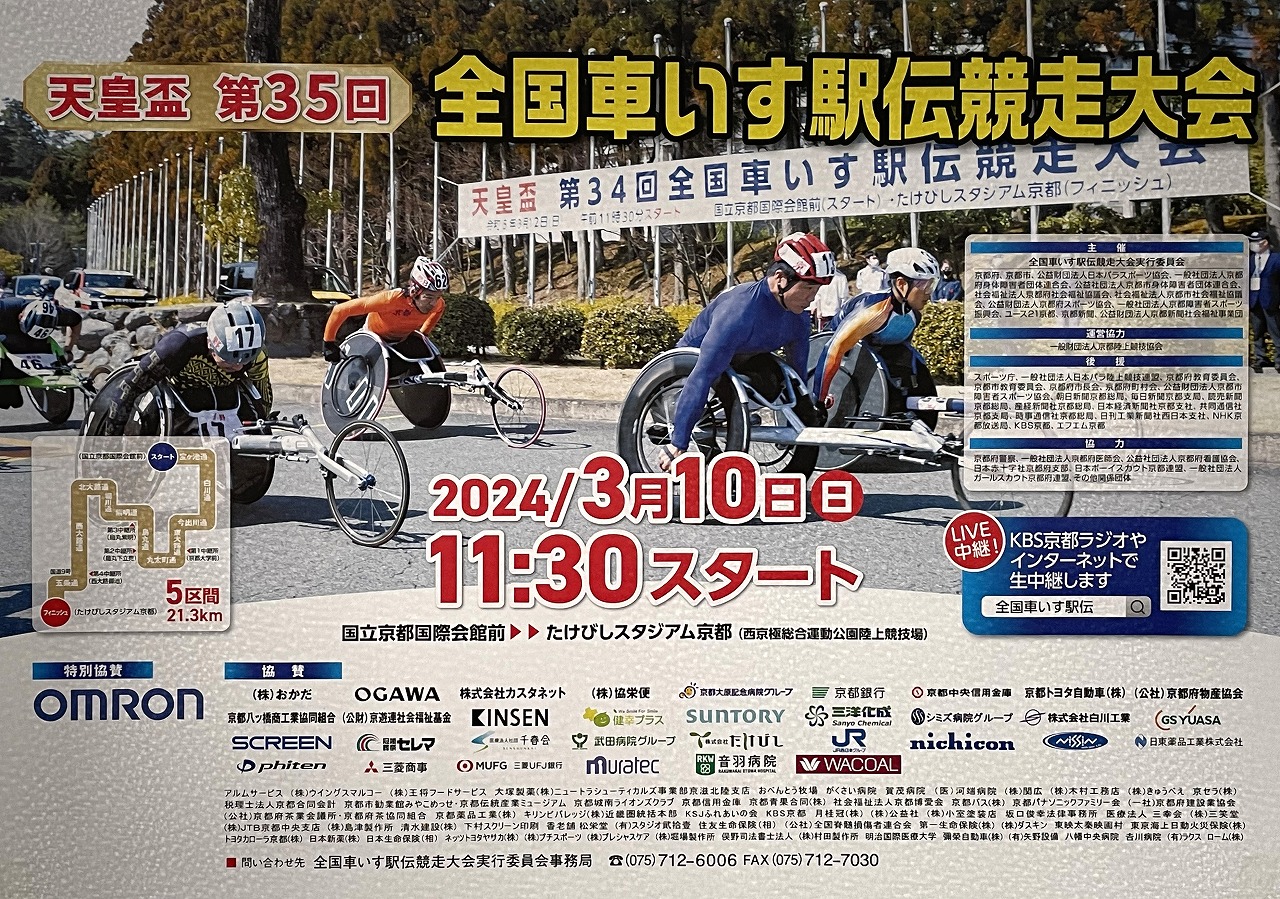 天皇盃 第35回全国車いす駅伝競走大会